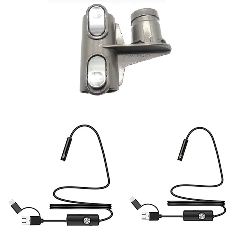 

3 IN 1 8Mm USB C Dual Lens Industrial Endoscope HD Hard Cable Type C Inspection Camera Borescope For Android PC Phone