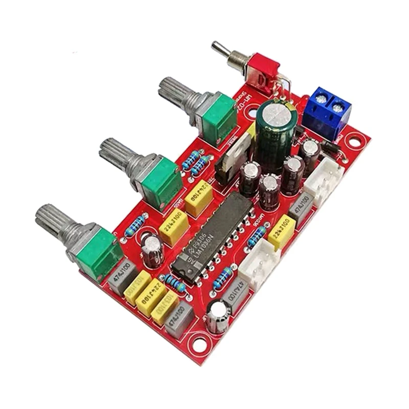 

Lm1036 Op-Amp Hifi Pre Amplifier Preamplifier Volume Tone Treble Bass Loudness Control Board Preamp Finished