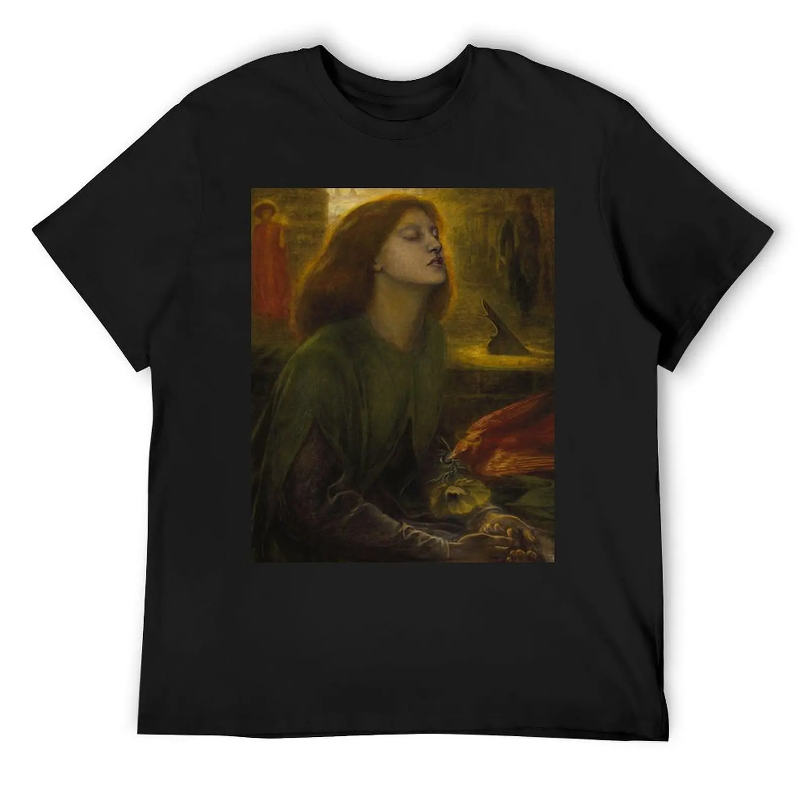 Футболка Rossetti-Beata Beatrix футболки с рисунком рэпера топы аниме мужская футболка