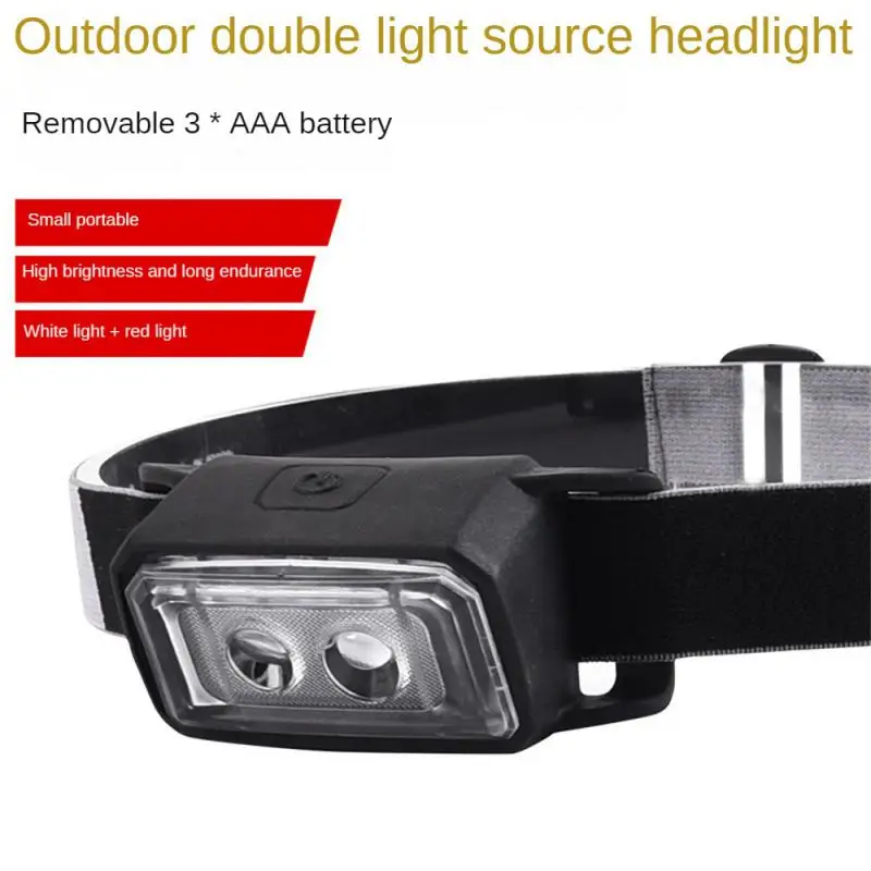 

LED Induction Headlamp Camping Search Light Hiking Headlight 3 * AAA Battery Head Torch Waterproof Work Light Flashlight Lamps