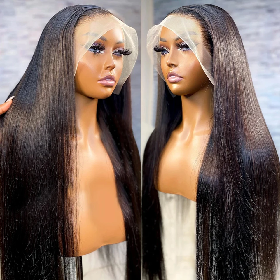 Blonde Straight Lace Front Wig 30 Inch Lace Front Human Hair Wigs Brazilian For Women 13x4 4x4 Hd Transparent Lace Frontal Wig