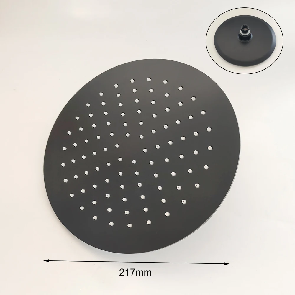 

8-дюймовая круглая квадратная насадка для душа из АБС-пластика, потолочное крепление, дождевой Душ, спа-распылитель, аксессуары для ванной комнаты