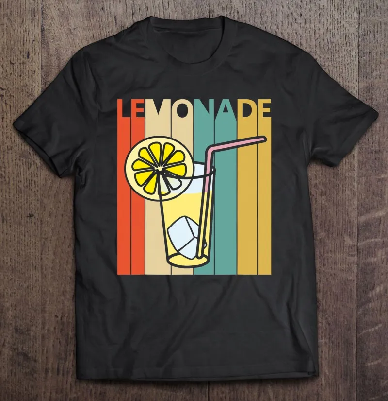 

Винтажная Футболка Lemonade с принтом Сока Напитков, Мужская футболка оверсайз, футболки для мужчин, женская футболка