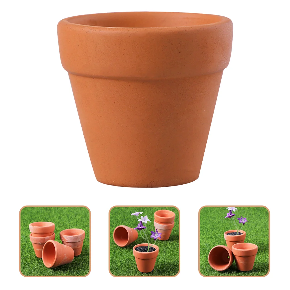 

Pots Flower Clay Mini Pot Planter Terracotta Terra Cotta Nursery Ceramic Container Bonsai Succulents Flowerpots Containers