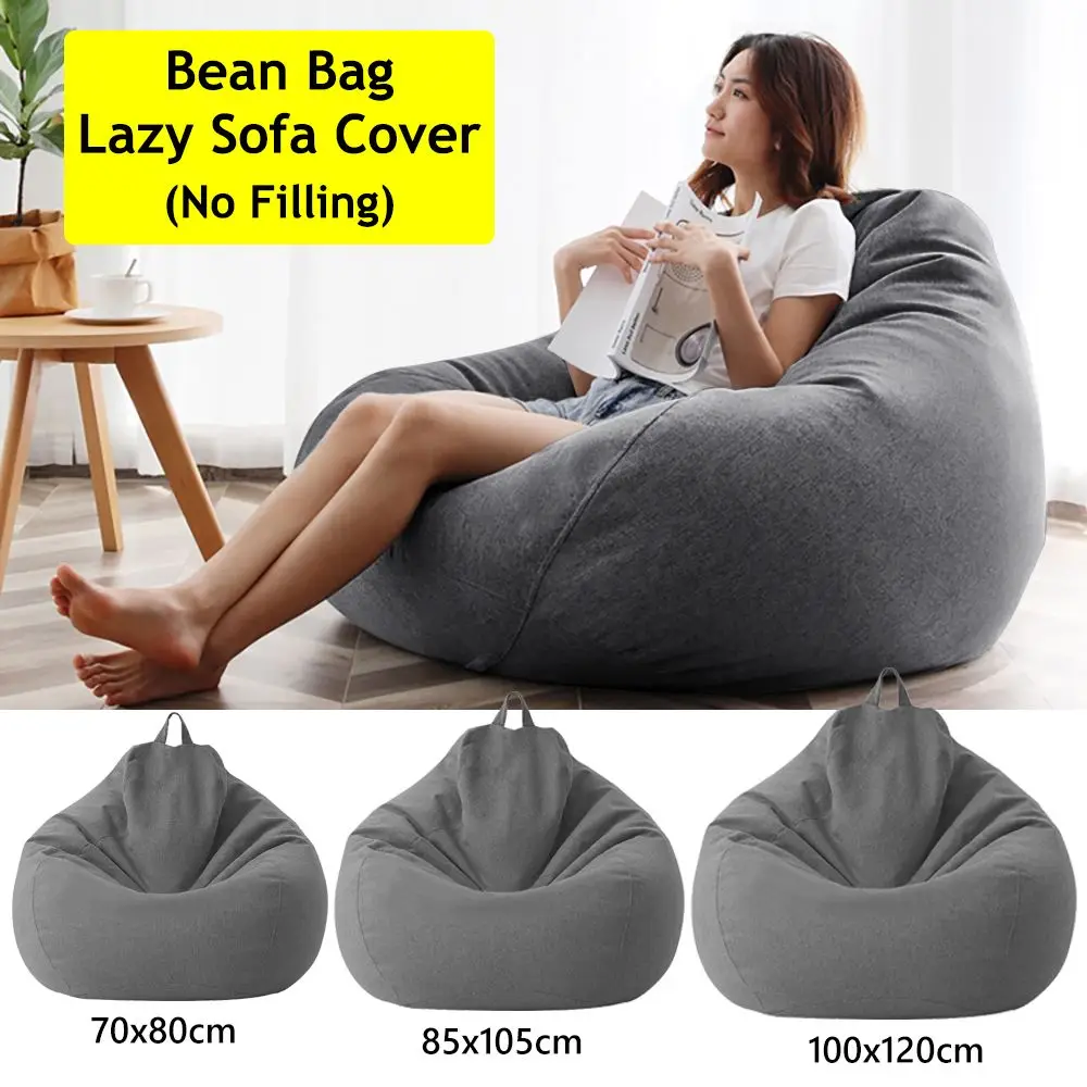 

Adults Kids Soft Comfy Seat Home Decor Sofa Couch Cover Chair Sofa Cover Large Bean Bag Snugly Gamer Chair Lazy Lounger