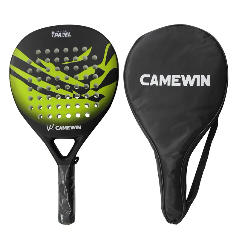 Adult Professional Full Carbon Fiber Beach Tennis Racket EVFaceRaqueta Unisex Equipment Entertainment Game Beach Tennis Racket