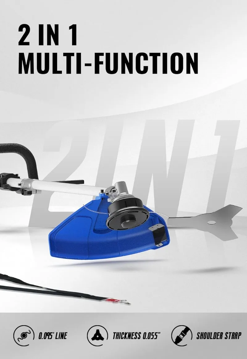 Система ухода за двором 2-в-1 31 куб.см 4-тактный газовый двигатель