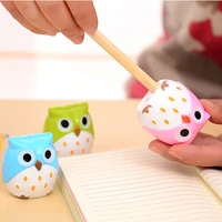 cute pencil sharpener stationery wholesale korea cute owl student stationary animal pencil sharpeners for kids school