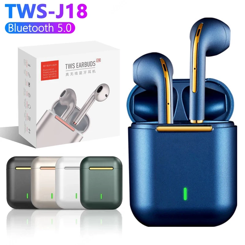 J18 TWS Wireless Bluetooth Earphones 