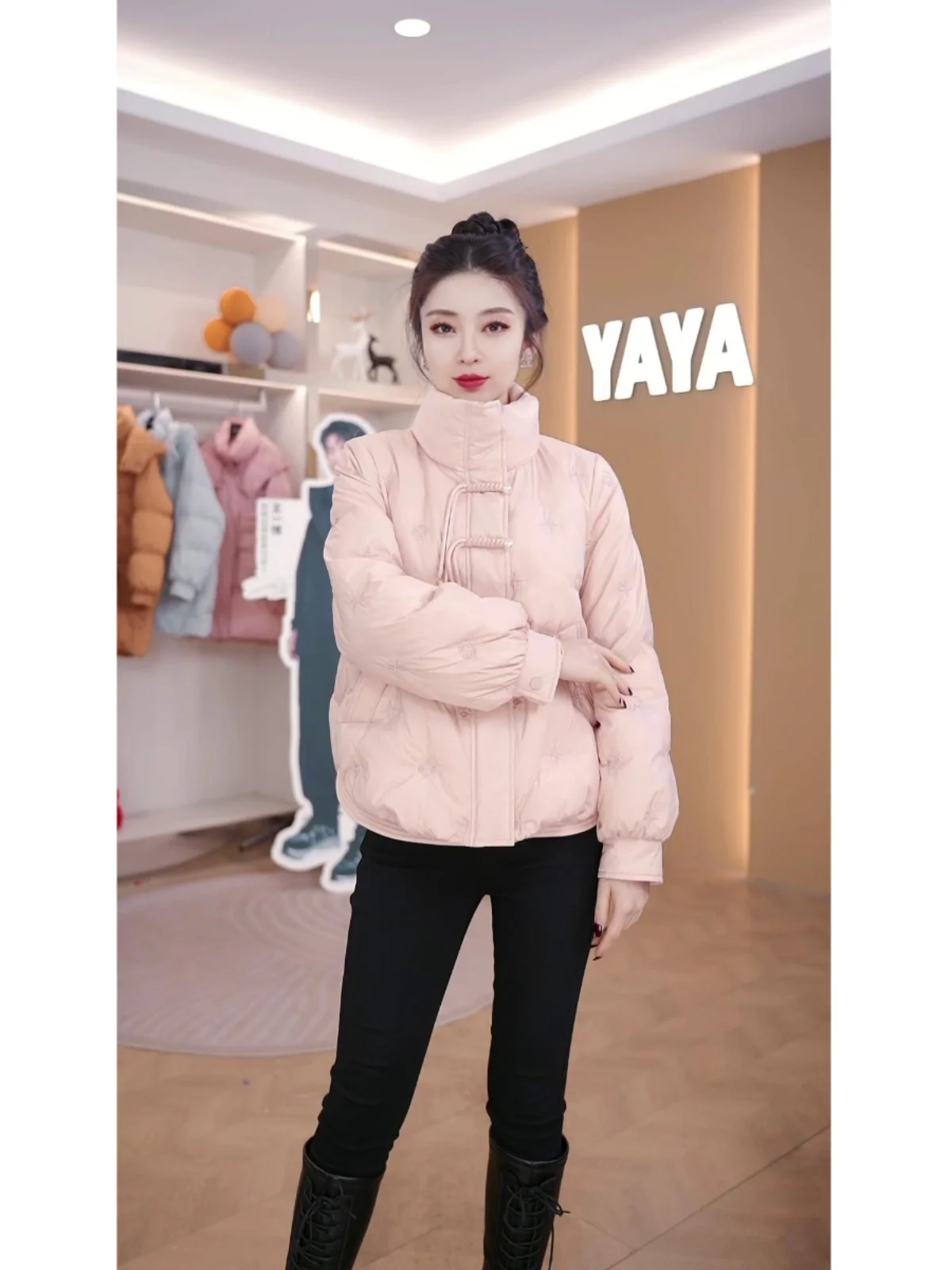 2024 зимняя новая китайская пуховая куртка с уткой женская короткая модная верхняя