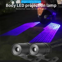 motorcycle led lamps welcome door courtesy light with projector angels wing led carpet underglow for car motorcycle light