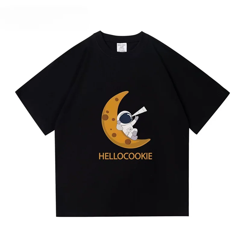 Футболка ZAZOMDE мужская оверсайз хлопок повседневная забавная тенниска с коротким