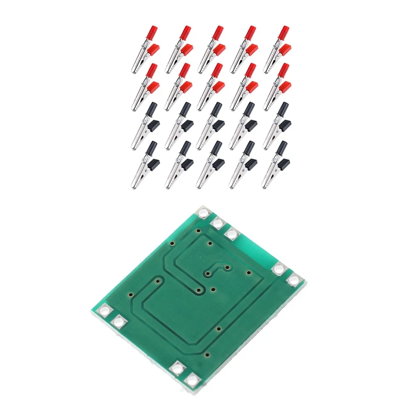

1 аудиомодуль PAM8403, USB DC 5 В, класс D, плата цифрового усилителя, ЖК-дисплей, 20 шт., металлический Аллигатор с пластиковой ручкой 45 мм