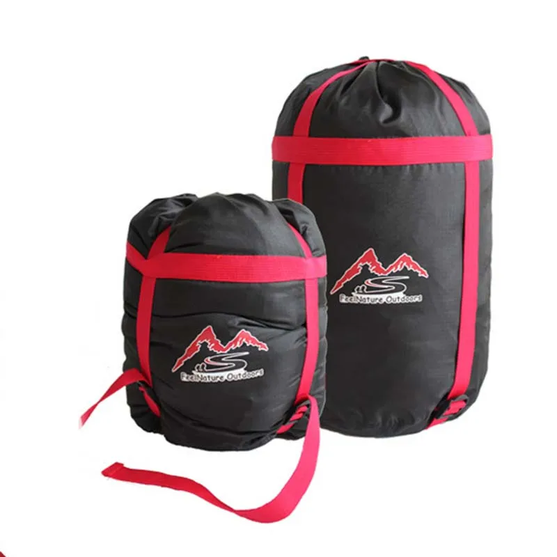 

1pc Portable Storage Bag Compression Stuff Sack Outdoor Camping Sleeping Bag Pack Carry Pouch Waterproof With Adjustable Buckle