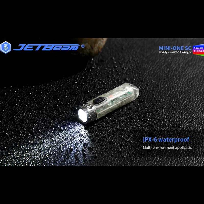 JETbeam MINI ONE SC брелок освещения 400Lumens Type-C перезаряжаемая портативная