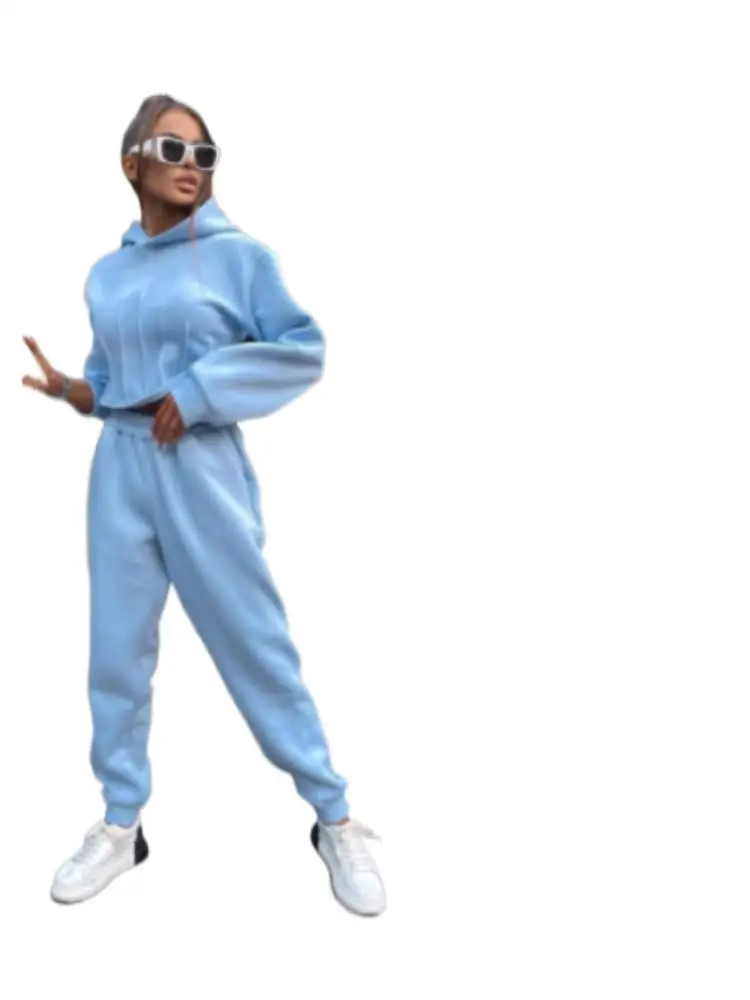 

Теплый укороченный облегающий свитер с капюшоном, женские модные шикарные толстовки, осень 2022, женская уличная одежда, спортивный наряд