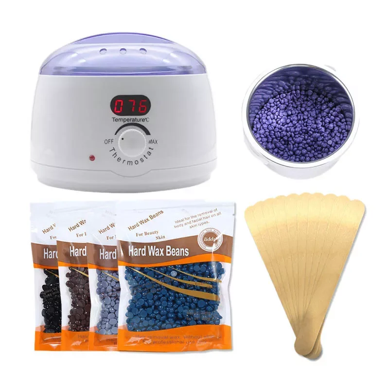 

Wax Heater Warmer Beans Machine Hair Removal Kit SPA Hand Foot Epilator Skin Care Paraffin Body Beauty Tool
