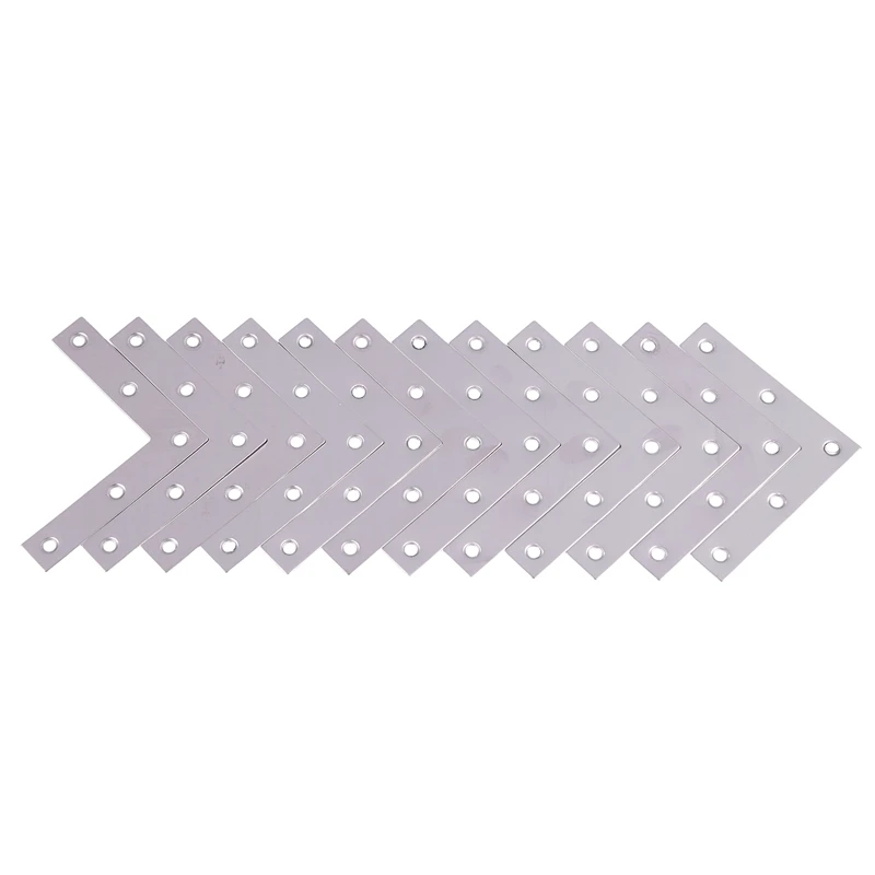 

12 шт., L-образная пластина, 55x80 мм