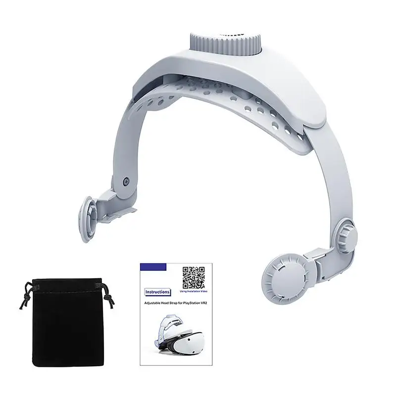 

VR Silicone Headband Adjustable Sweat-Proof Adjustable VR Accessories Detachable Head Strap Heat Dissipating Comfortable Design