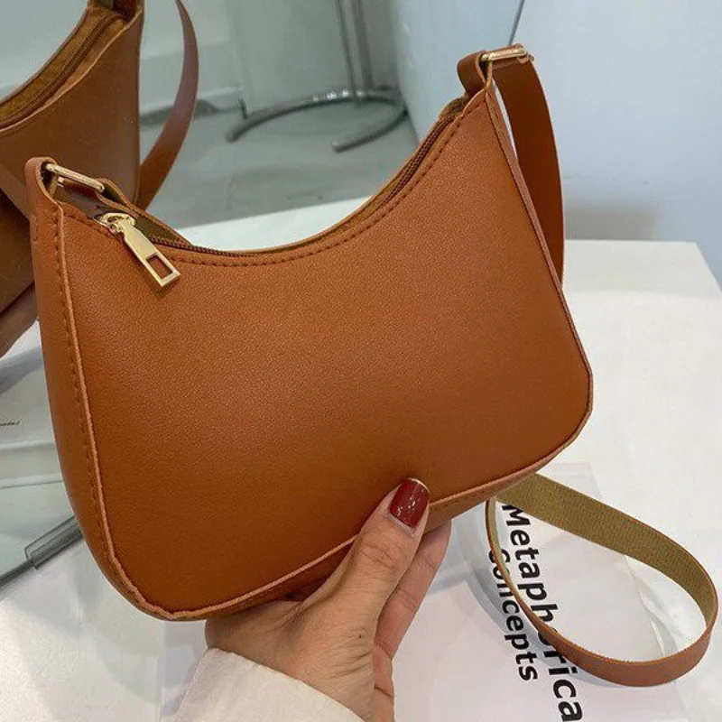 

Fashion Women Designer Bags Clutch Casual Totes HandbagsTrendy Small Square Bag Retro Solid PU Leather Crossbody Hobos