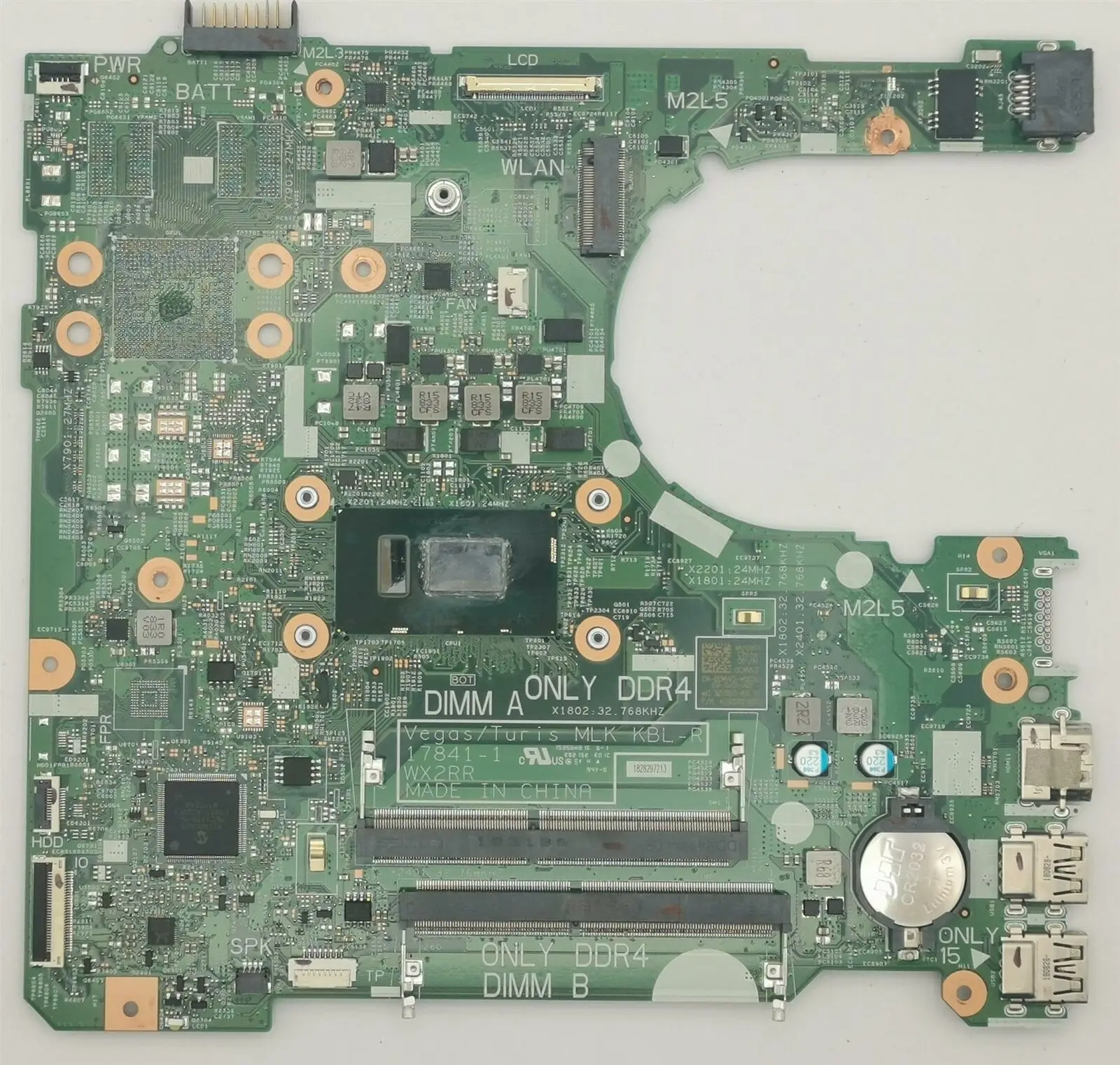 

Genuine FOR Dell Inspiron 15 3576 Motherboard Mainboard CWVV3 0CWVV3 i5-8250U