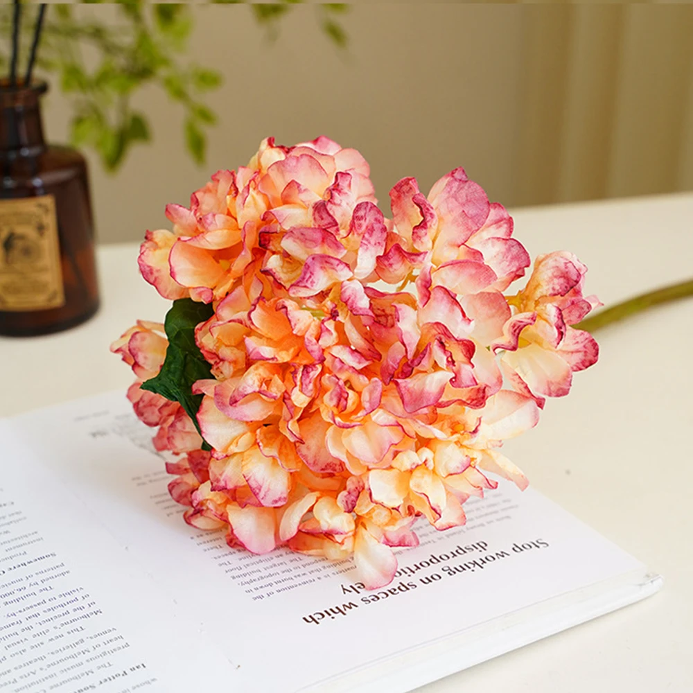 

SunMade шелковая гортензия с обожжённым краем