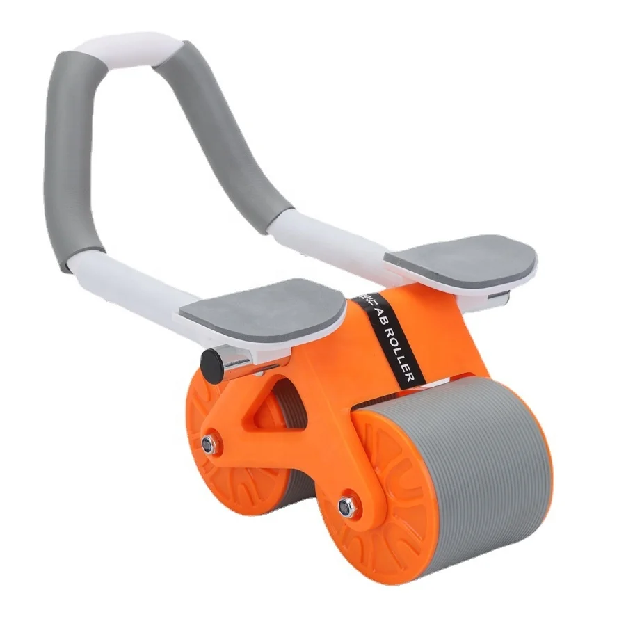 

Factory Price Double AB Roller Wheels Fitness Gym Abdominal Automatic Rebound Exercise ABS Trainer