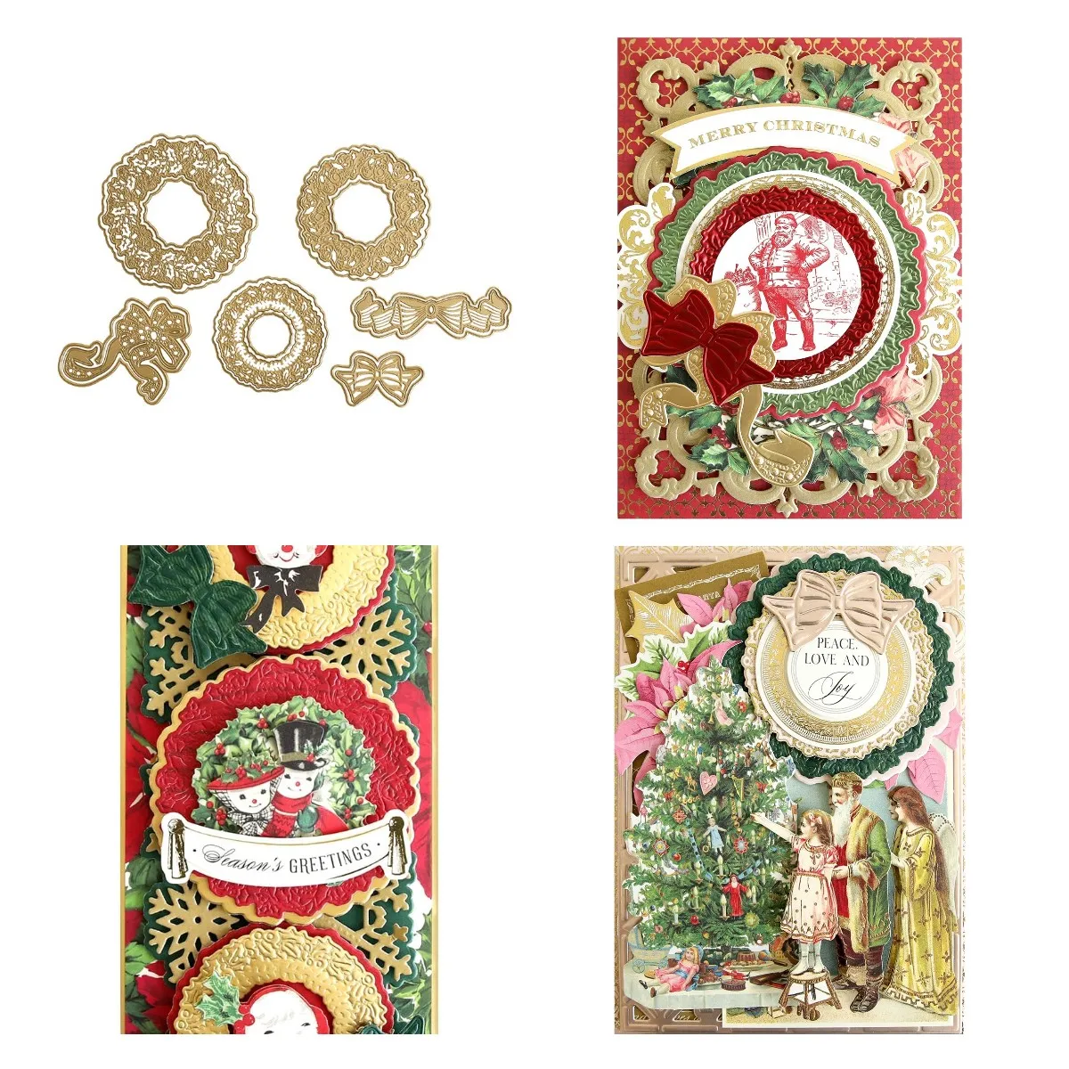 

Metal Cutting Dies Circle Bow Craft Embossing Make Paper Greeting Card Making Template Diy Handmade 2022 New