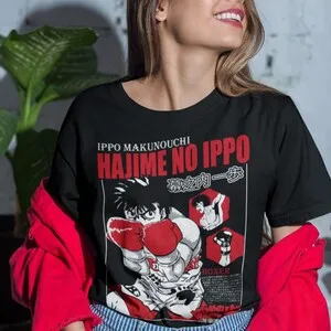 Футболка Hajime No Ippo Kamogawa боксерская Спортивная Подарочная рубашка-Ippo Makunouchi Kbg Girl