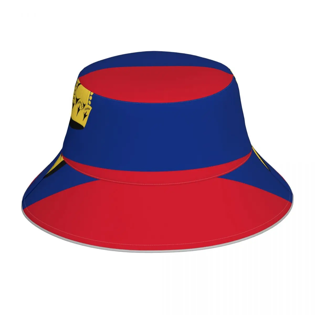 

CINESSD Flag Of Liechtenstein Reflective Bucket Hat Summer Hats Fisherman Hat Foldable Women Men Sunscreen Shade Caps