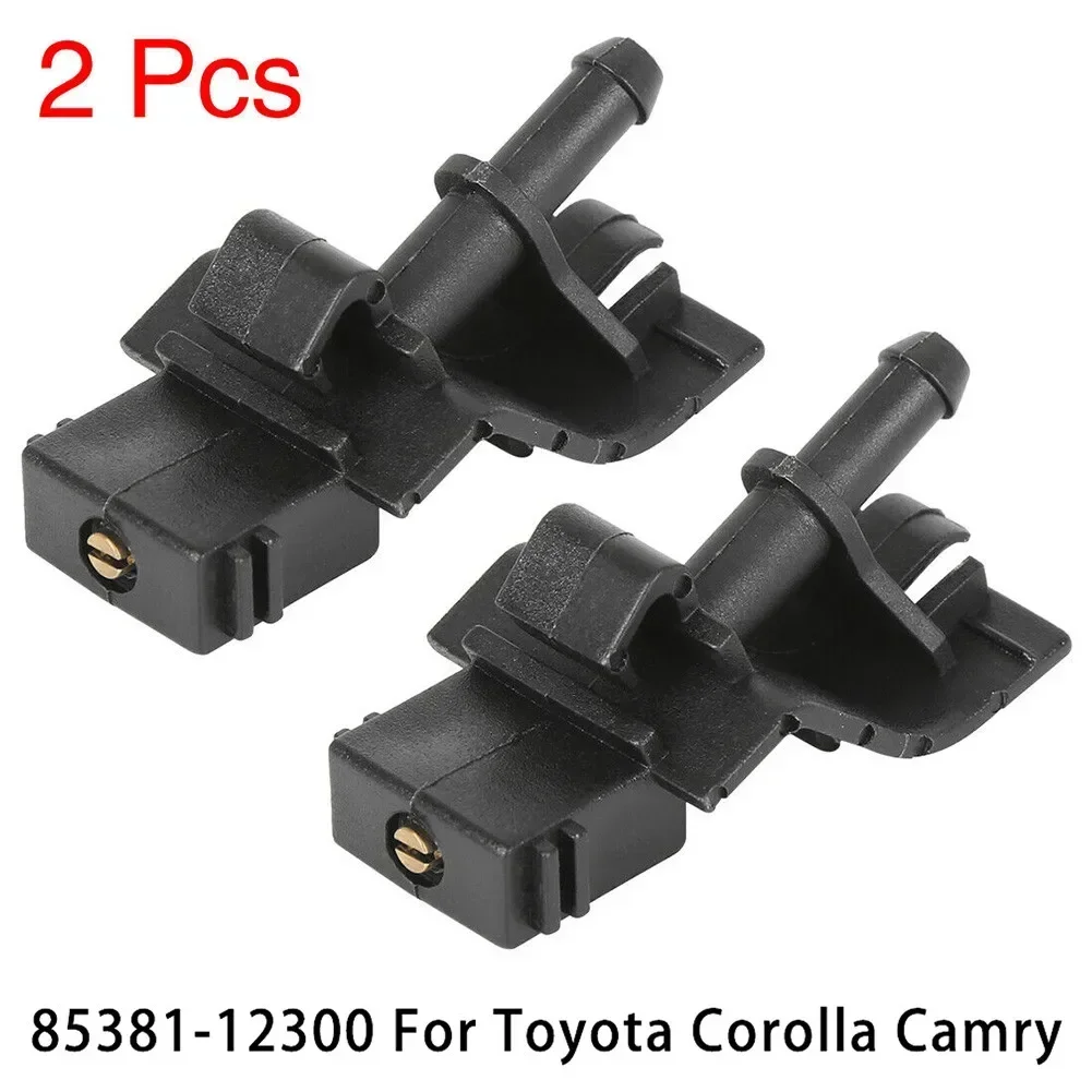 

2 шт., форсунка для распыления воды автомобиля, форсунка для омывателя лобового стекла 85381-12300, спрей для Toyota A Coroll A Camr Y, автомобильные аксессуары