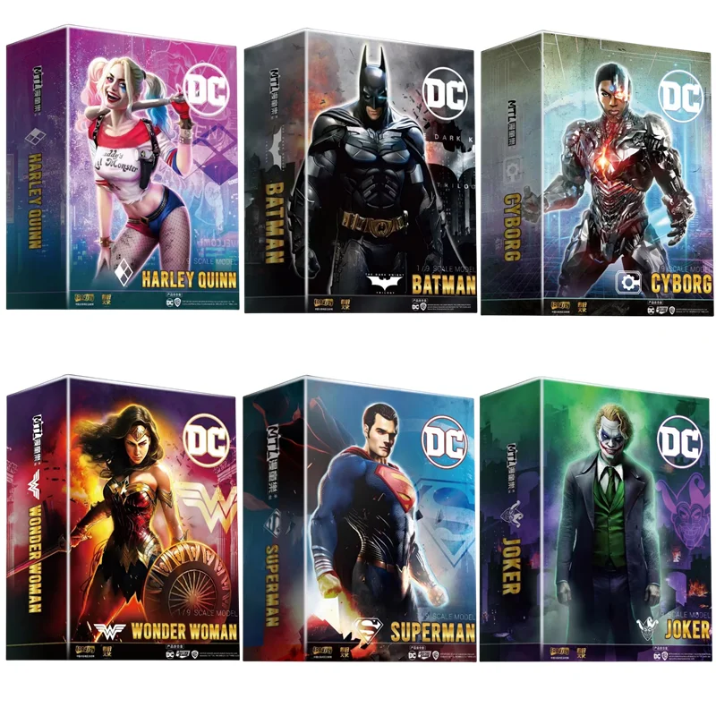 Batman Superman Cyborg Figurine 1/9 Model Doll Collection Gift