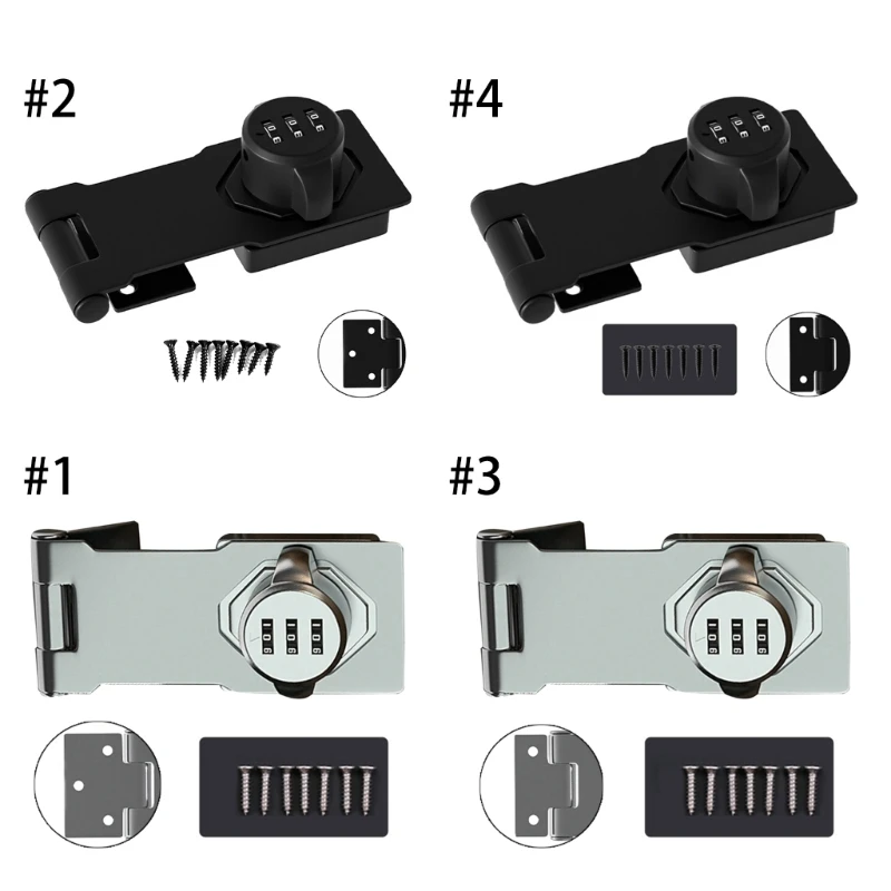 Механический 3-значный кодовый замок с паролем защитный для шкафа металлический