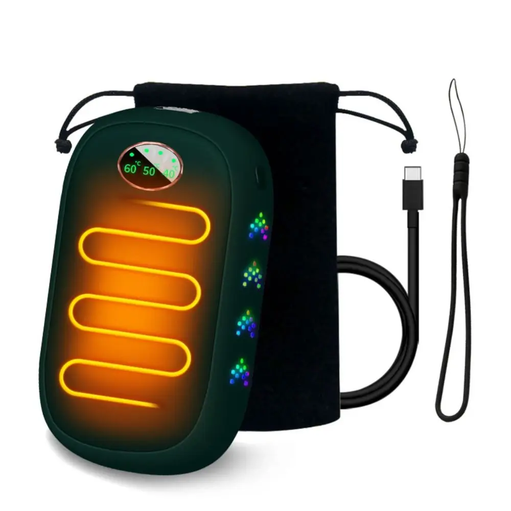 

Двусторонний нагревательный Карманный обогреватель для рук с контролем температуры, грелка для рук, грелка для рук, зарядное устройство
