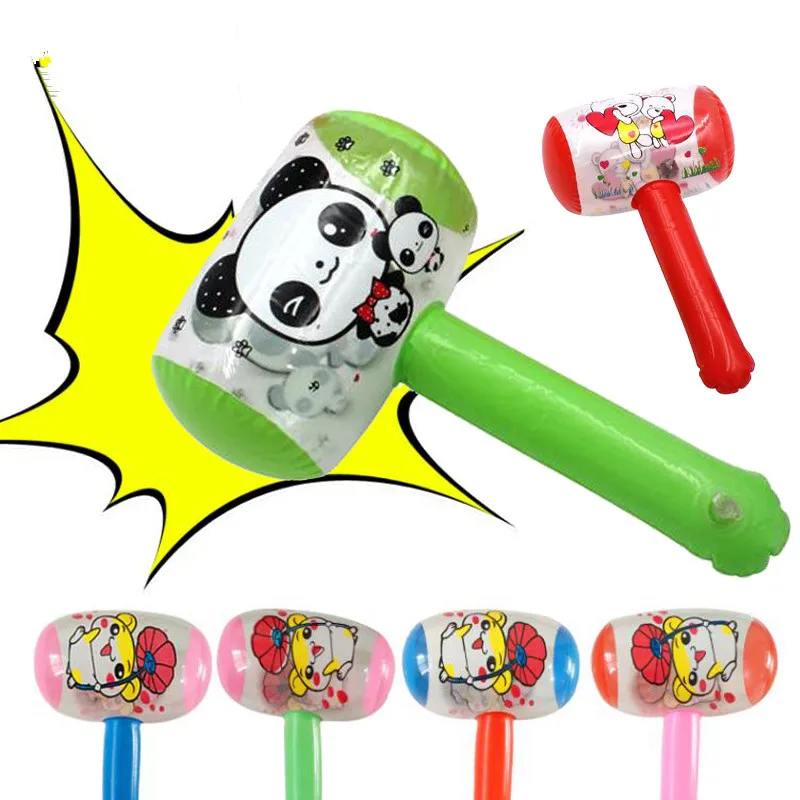 Недорогой мультяшный надувной молоток с колокольчиком 3 шт. |
