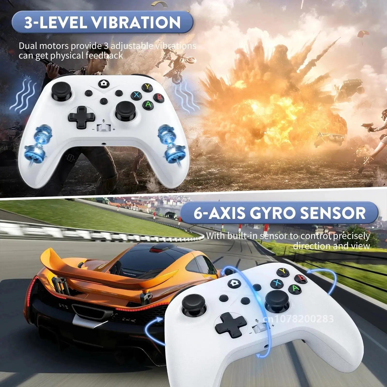 Беспроводной геймпад для Xbox One Seris S X Switch Android и Windows 10/11 2 4 G