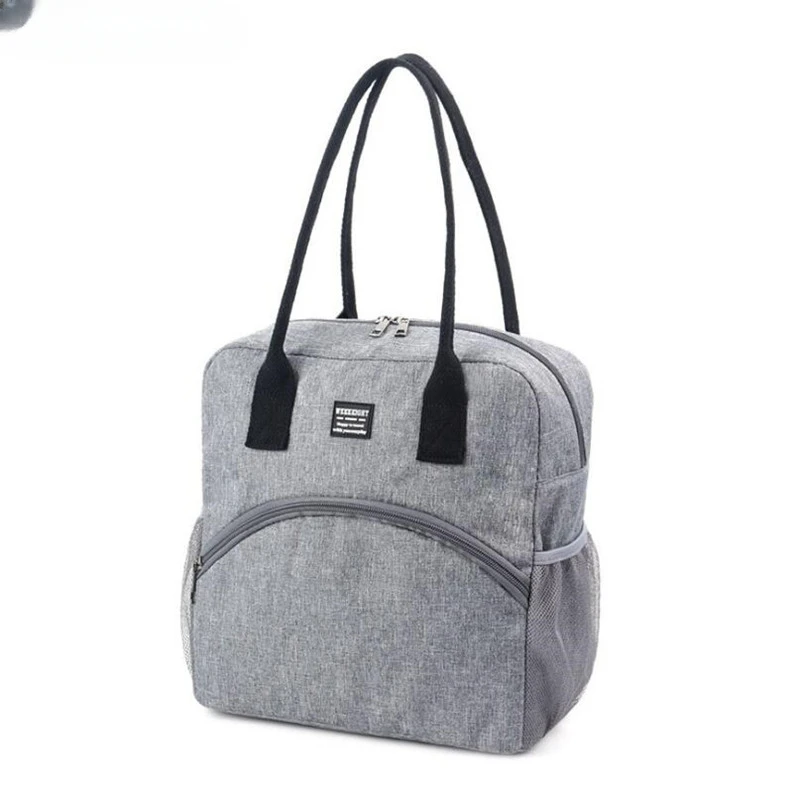 

Thermal Lunch Dinner Bags Large Capacity Handbag Picnic Travel Breakfast Box School Child Convenient Lunch Bag Tote Food Bag