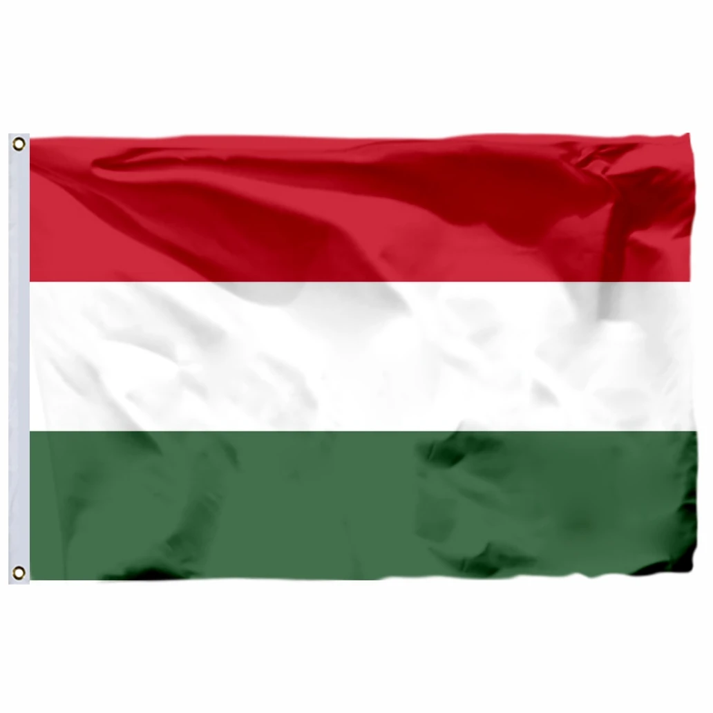 

Hungary Flag 120X180CM 3X5FT 100D Polyester Large Big Hungarian Flags And Banners National Country Banner