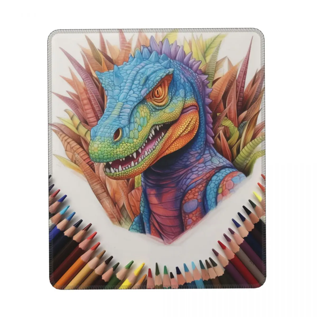 Art Colored Cartoon Simple Fantasy Mousepad Desk Anti Fatigue Rubber Mouse Pads