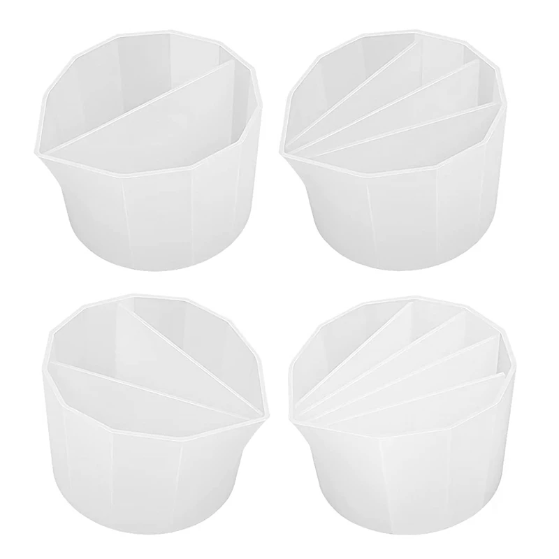 

Reusable 2/3/4/5 Channels Split Color Mixing Cups For Paints,Resin Pouring Painting Tools DIY Making Drawing Accessories