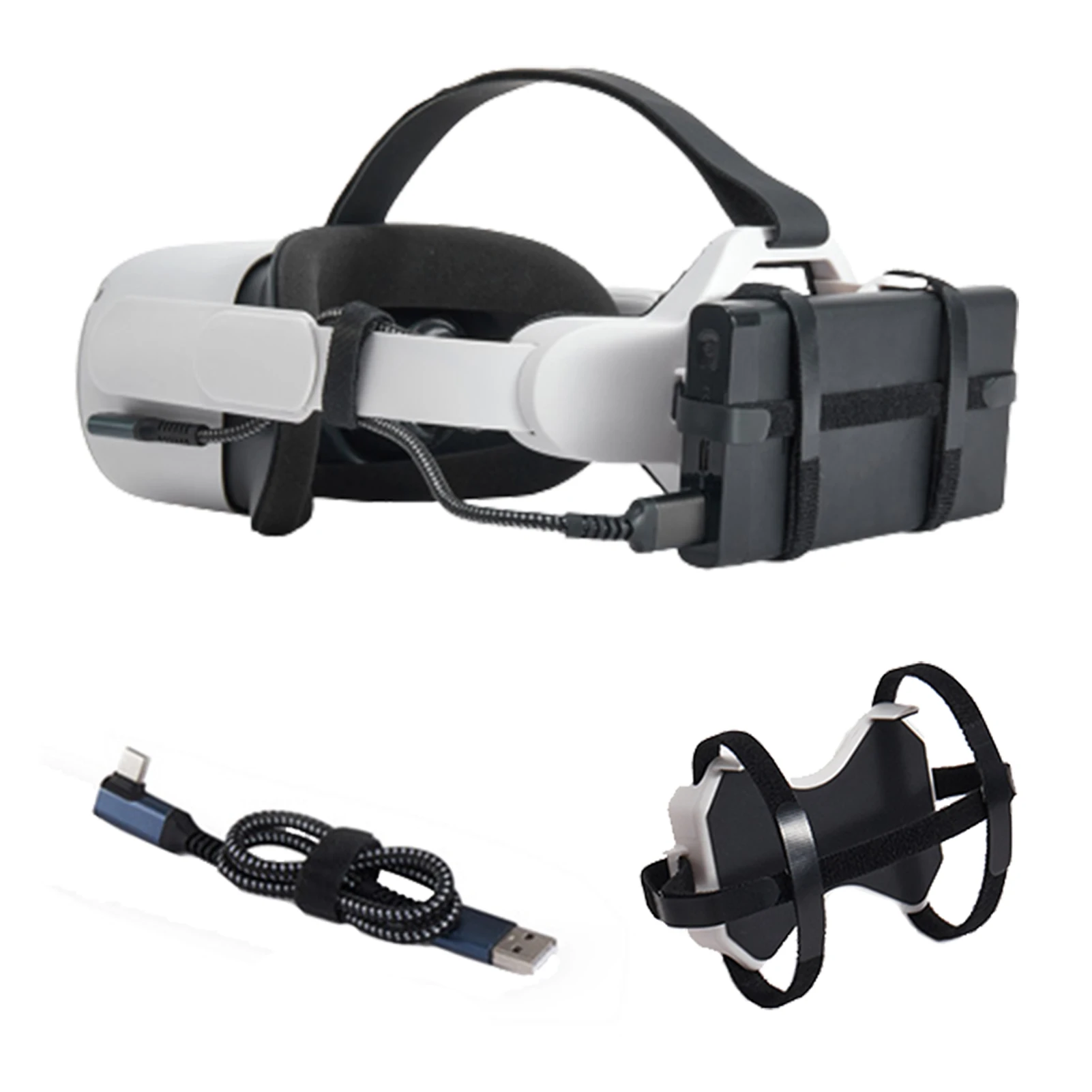 

Практичный регулируемый ремешок для головы, игровой пластиковый блок питания из АБС-пластика, фиксирующий кронштейн для уменьшения давлен...