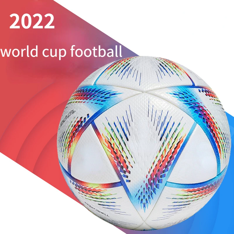 New High Quality World Cup 2022 Soccer Ball PU Material Seamless Outdoor Football Champions League Soccer Match Training Footbal