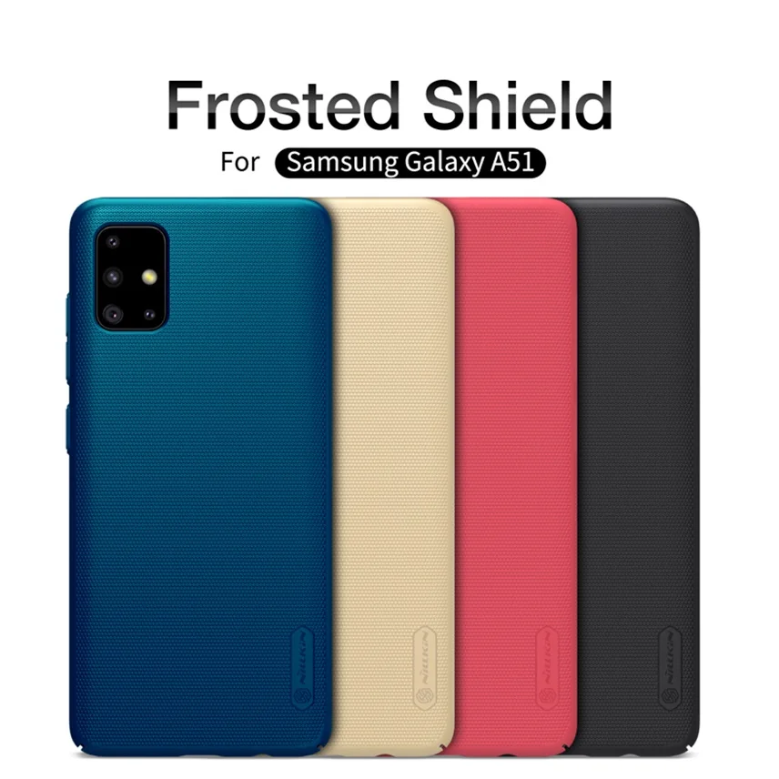 

For Samsung Galaxy A51 A71 A31 A01 A11 A41 Case Nillkin Super Frosted Shield Hard PC Back Cover protector Case For Samsung A51