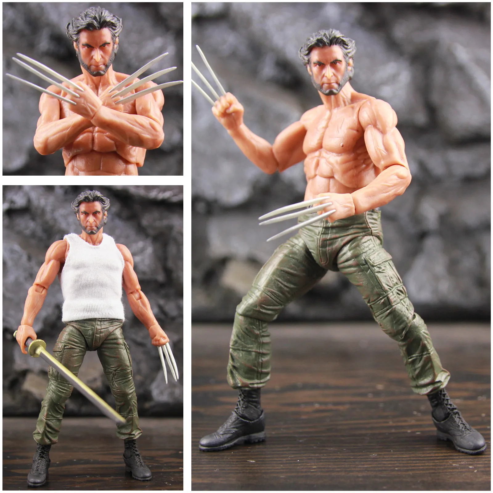 Movie X-men Origins Hugh Jackman Film Samurai Mutant Toys Doll Model
