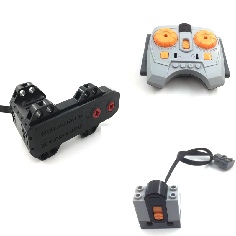 

Power Functions Parts High-Tech 5292 Monsters Motors Compatible With 5292 8883 8884 RC Motor For 42009 Education Building Block
