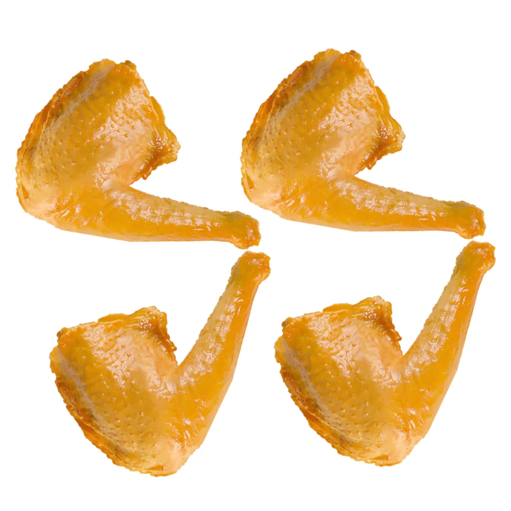 4 шт. имитация куриных крыльев ног искусственный реалистичный ПВХ