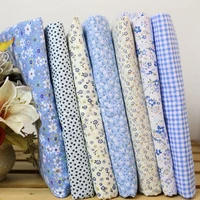 7pcs 25x25cm cotton fabric flower polka dot bundle diy patchwork quilt cloth