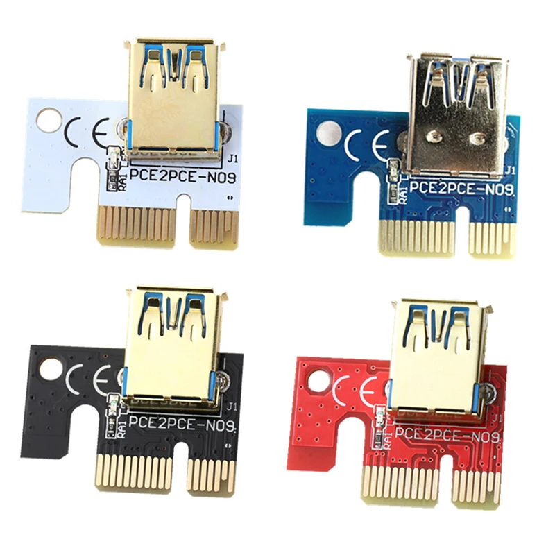 

Адаптер PCI E 1X PCIe X1 на USB 3,0, светодиодный светодиодным индикатором для видеокарты, Удлинительный кабель, аксессуары