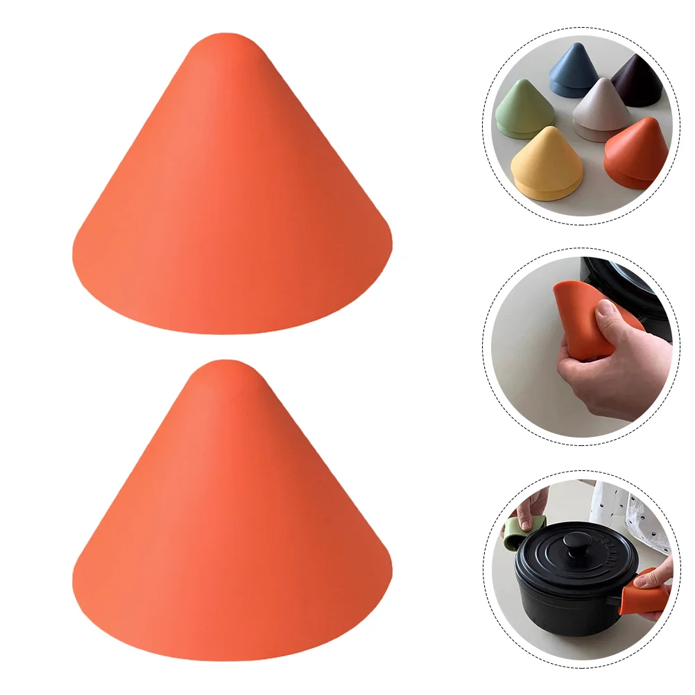 

Pot Handle Insulation Clip Oven Pans Pot Sleeve Grip Cooking Utensils Cast Iron Handle Cover Silica Gel Cooking Finger Protector