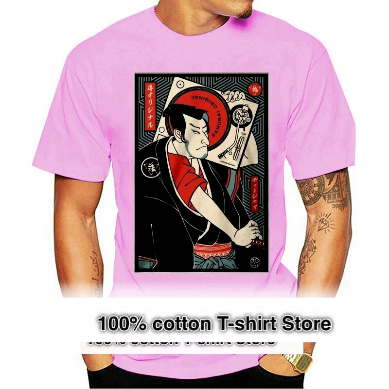 

Samurai Original DJ Funny Black T-Shirt